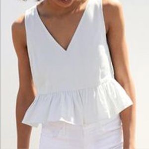 Clud Monaco Light Blue Crop Top